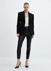 Брюки Mango, шкіра , S