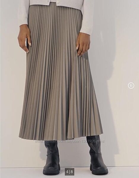 Довга шифонова спідниця плісе Uniqlo, розмір М, нова
