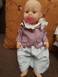 Пупс 45см,  постіль, одяг та аксесуари 