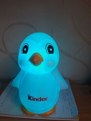 Декоративний нічник пінгвін Кіндер 