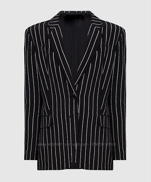 Піджак чорний смужка Lindex