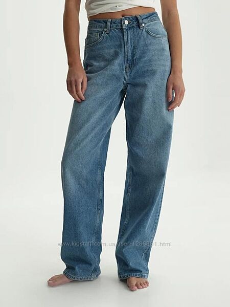 Джинси прямі широкі