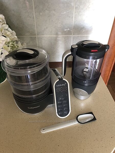 Пароварка-блендер Babymoov Nutribaby Gray A001124
