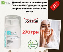 Доглядові зволожуючі креми, тонік для обличчя RENOVATION серії LSKIN