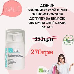 Доглядові зволожуючі креми, тонік для обличчя RENOVATION серії LSKIN