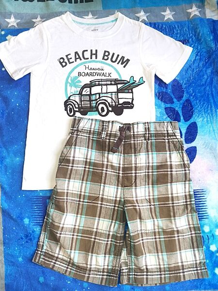 Футболка шорти літо р. 110 картерз 5т 6Тcarters костюм для хлопчика