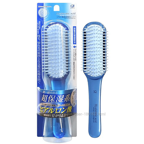 Ikemoto гребінець з гіалуроновою кислотою для сухого волосся японія щітка