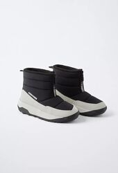 Водовідштовхувальні зимові чоботи Zara зимові черевики Zara 34,35 розмір