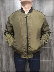 Мужская демисезонная куртка бомбер ПОГ-60 см нюанс