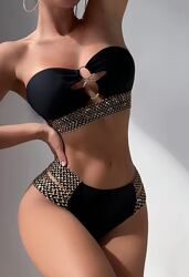 Ефектний купальник бандо 