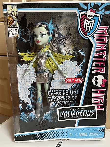нова Monster High Power Ghouls Frankie Stein Монстер Хай Френкі Супергерої