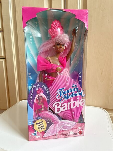 Винтажная Барби 90 -х Кристи Русалка Barbie Christie Fountain Mermaid 1993