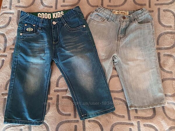 Большой выбор шорты, бриджи джинсовые на рост 128-140 см