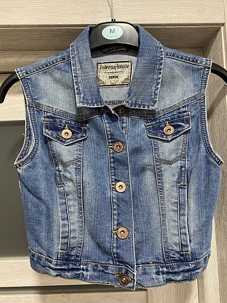 Джинсовий жилет Denim, розмір XS
