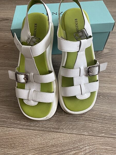 Шкіряні босоніжки RENZONI, розмір 40