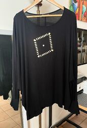 Асиметрична блуза вільного крою батал Zas-K