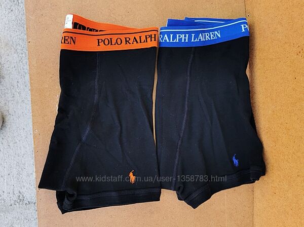 Чоловічі труси бавовняні боксери Polo Ralph Lauren M-L Оригінал 2 шт
