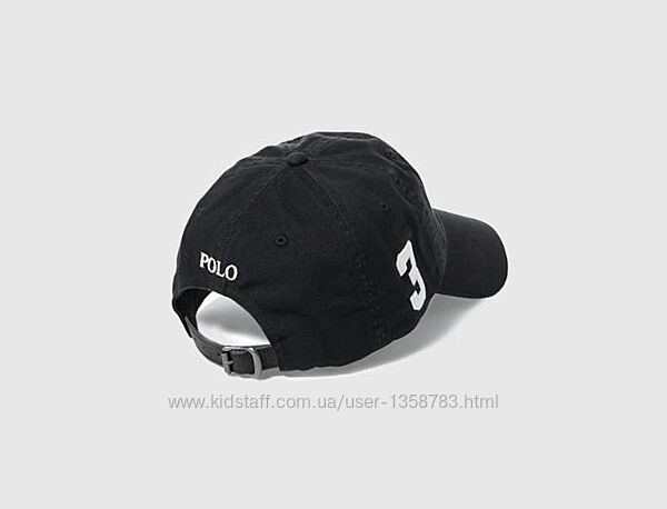 Кепка чорна бейсболка Polo Ralph Lauren