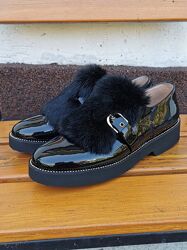 Шкіряні лофери туфлі Shirley Mae 39 р. Оригінал