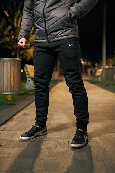 Штани спортивні теплі Nike Спортивні штани утеплені Штаны спортивные зимние