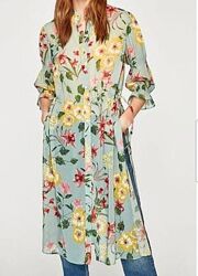 Шикарное пляжное платье, туника ZARA, размер S.