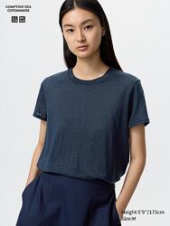 Футболка UNIQLO, льон 100, розмір М.