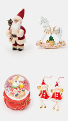 Різдвяні новорічні прикраси аксесуари іграшки для дому