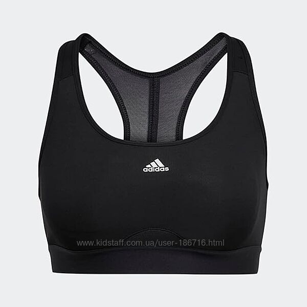 Спортивний чорний топ адідас ADIDAS