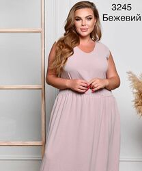 Платье, сарафан, летнее, женское, батальное, размер 48/50, 52/54, 60/62