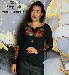 Вышиванка, блузка, кофта, футболка, женская, р. S/M