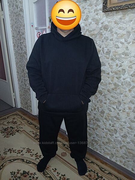 Костюм, спортивный, мужской, теплый, новый, на флисе, размер 60/62