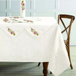 Набор полулён скатерть и салфетки Ярослав 175 Украина