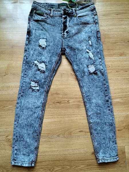 Джинси Hardsoda 2229-4 стрейчеві сірі 