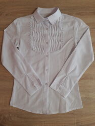 Блузка шкільна для дівчинки на вік 10-11, 11-12, 12-13 років