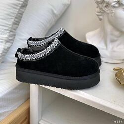 Короткі замшеві уггі з вишивкою ITTS, короткие угги 36-40р код 9817