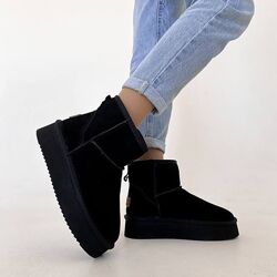 Уггі на платформі ITTS натур. замша, угги на платформе 36-40р код 119