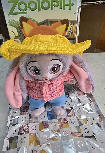 Іграшка м´який брелок Зверополіс Джуді Хопс персонаж мультфільму Disney Zoo