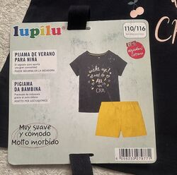 Піжама літня для дівчинки lupilu