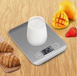 Сенсорные кухонные электронные весы до 10 кг 