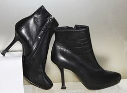 Ботинки ботильоны кожа donna karan италия оригинал 36р