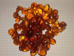 Бусы природный крупный Янтарь Бурштин Намисто 52,40гр 58см