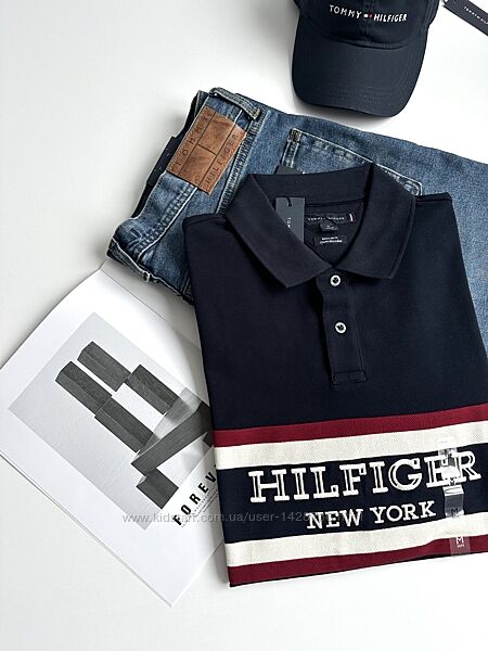 Поло чоловіче Tommy Hilfiger  Оригінал  Преміум лінійка  Поточна колекція 