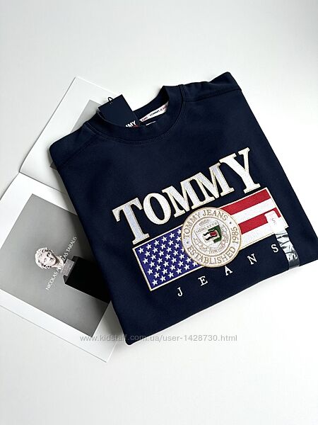 Кофта світшот чоловічий Tommy Hilfiger  оригінал 