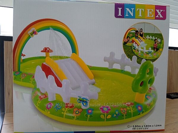 Надувний ігровий центр басейн Intex 