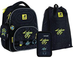 Набір Kite рюкзак пенал сумка для взуття SET K25-556M-2 Cyber