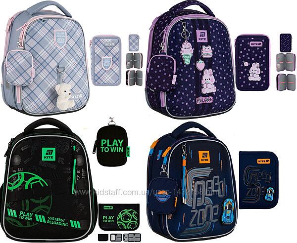 Рюкзак шкільний каркасний Kite Education K25-555S пенал