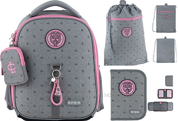Рюкзак шкільний каркасний Kite Education College Line girl 555S