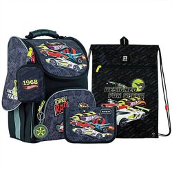 Набір Kite рюкзак пенал сумка для взуття SET HW24-501S Hot Wheels