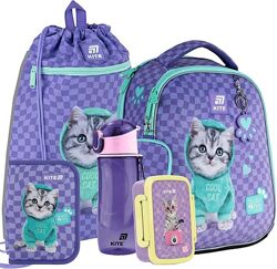 Рюкзак шкільний Kite Education каркасний SP25-555S-2 Studio Pets