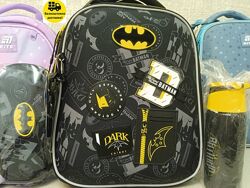 Рюкзак Kite Education каркасний 555S Batman пенал пляшка